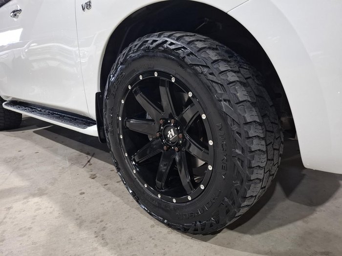 2022 Nissan Patrol Ti Y62 MY22 4X4 Dual Range Moonstone White