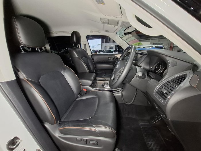 2022 Nissan Patrol Ti Y62 MY22 4X4 Dual Range Moonstone White