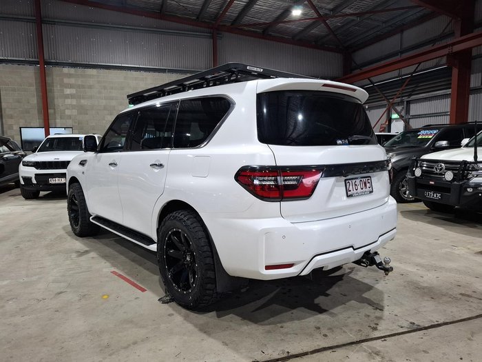 2022 Nissan Patrol Ti Y62 MY22 4X4 Dual Range Moonstone White