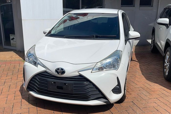 2017 Toyota Yaris Ascent NCP130R Glacier White