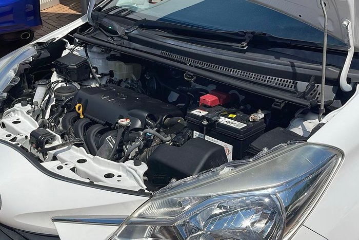 2017 Toyota Yaris Ascent NCP130R Glacier White