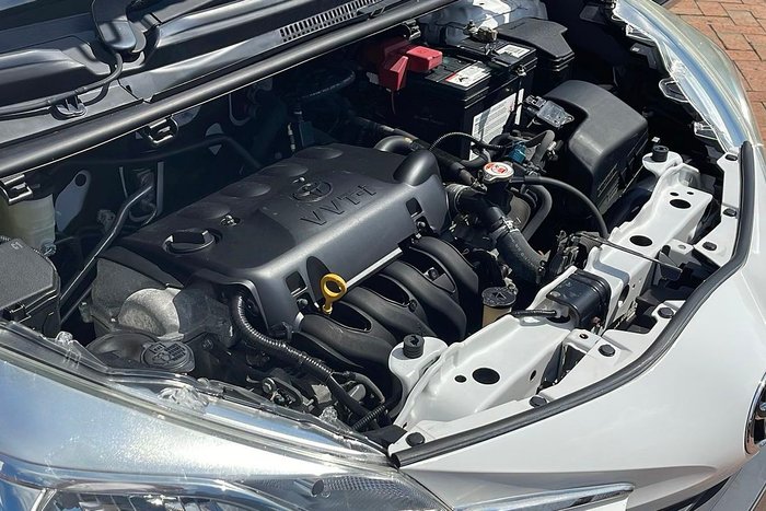 2017 Toyota Yaris Ascent NCP130R Glacier White