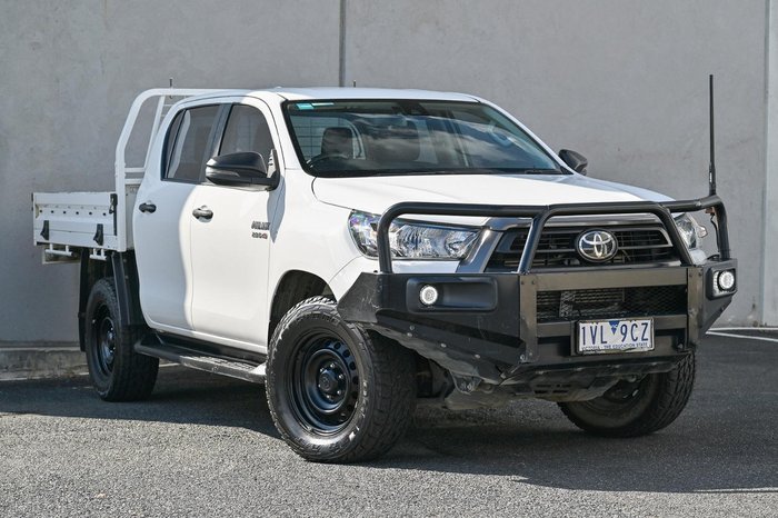 2021 Toyota Hilux SR GUN126R 4X4 Dual Range Glacier White