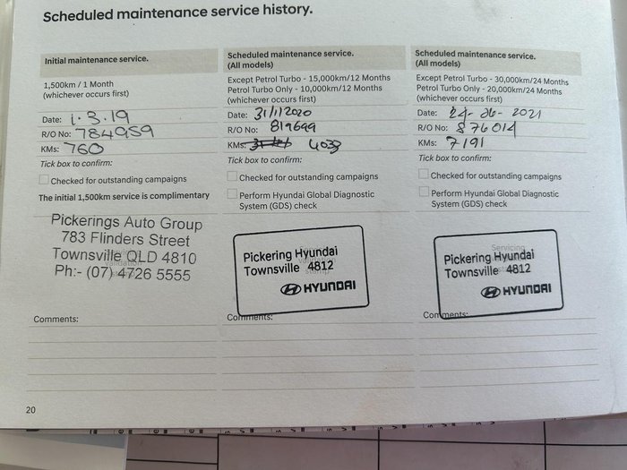 2018 Hyundai Tucson Active X TL3 MY19 Pure White