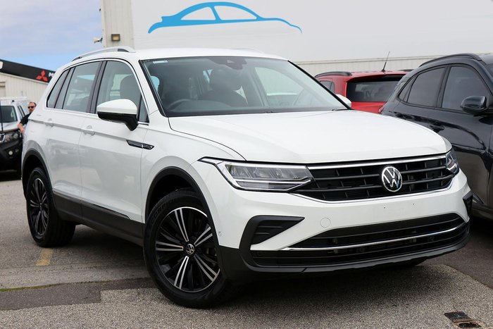 2021 Volkswagen Tiguan 132TSI Life 5N MY21 Four Wheel Drive Pure White