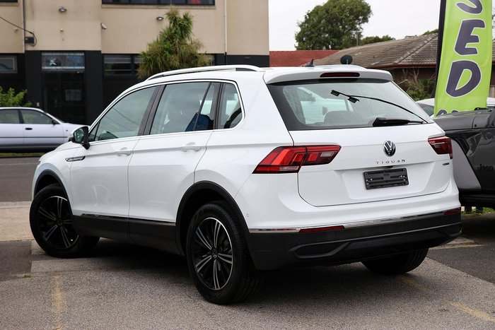 2021 Volkswagen Tiguan 132TSI Life 5N MY21 Four Wheel Drive Pure White