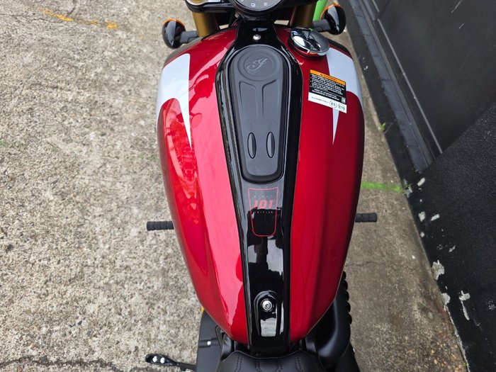 2025 Indian 2025 INDIAN 1250CC 101 SCOUT SUNSET RED METALLIC