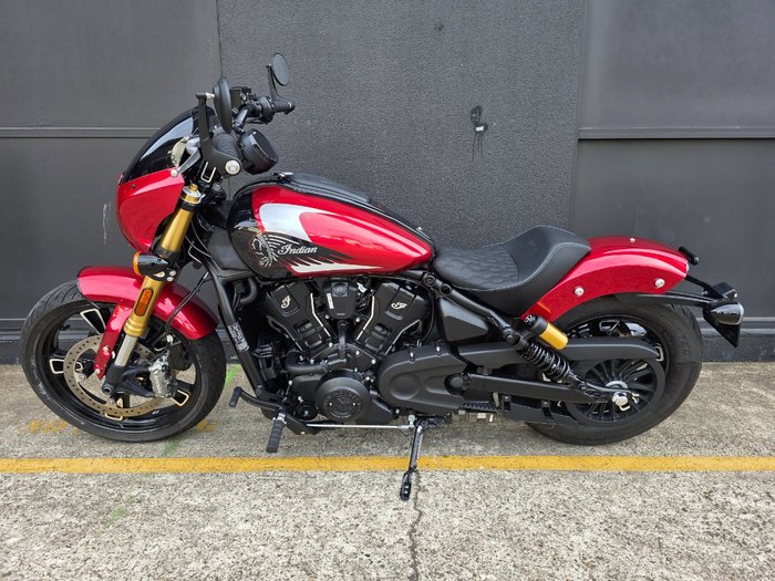 2025 Indian 2025 INDIAN 1250CC 101 SCOUT SUNSET RED METALLIC