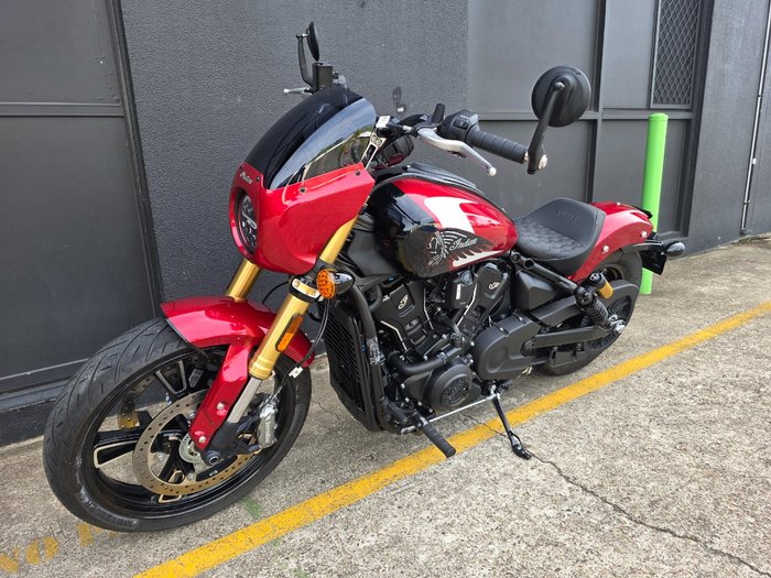 2025 Indian 2025 INDIAN 1250CC 101 SCOUT SUNSET RED METALLIC