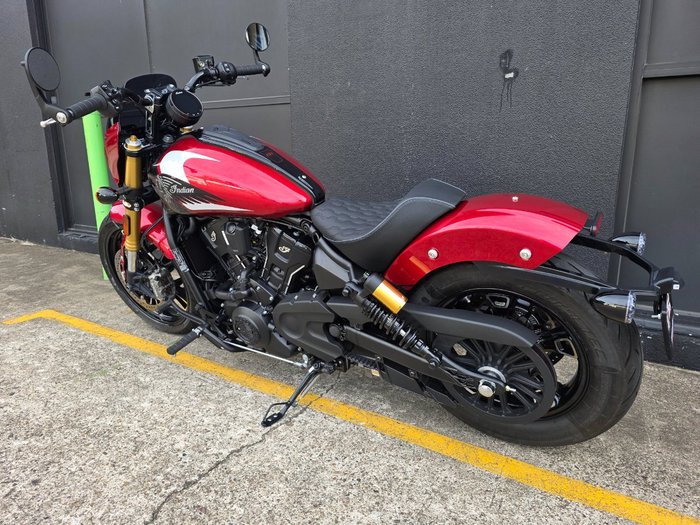 2025 Indian 2025 INDIAN 1250CC 101 SCOUT SUNSET RED METALLIC