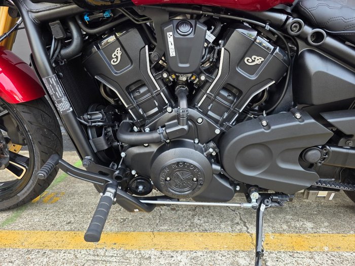 2025 Indian 2025 INDIAN 1250CC 101 SCOUT SUNSET RED METALLIC