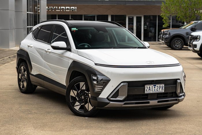 2023 Hyundai Kona Hybrid Premium SX2.V1 MY24 Atlas White