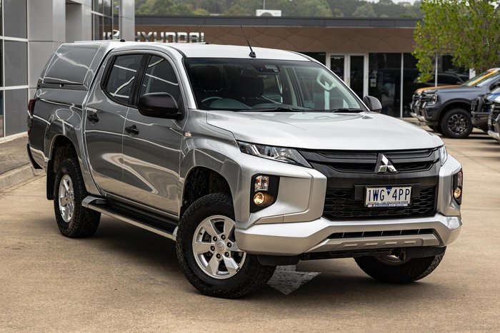 2022 Mitsubishi Triton GLX+ MR MY22.5 4X4 Dual Range Sterling Silver