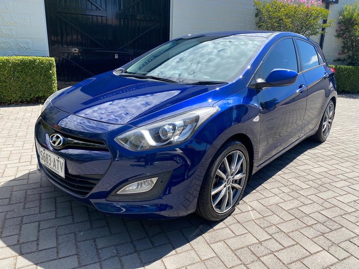 2012 Hyundai i30 Active GD Santorini Blue