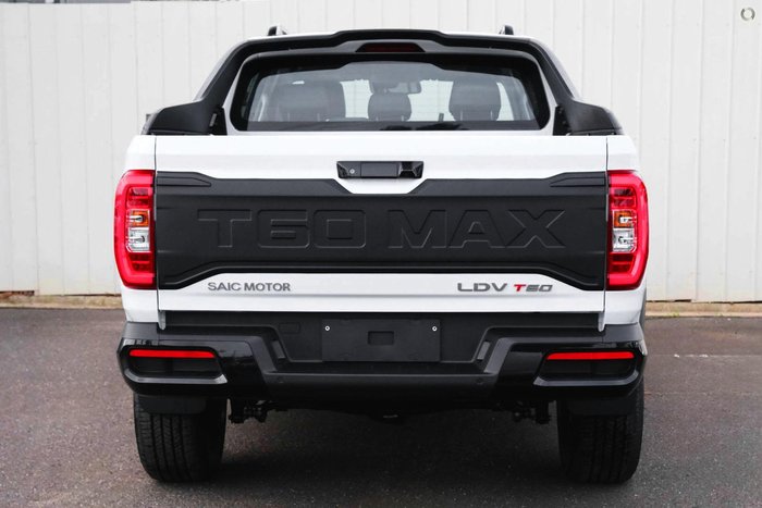 2025 LDV T60 Max PLUS SK8C MY25 4X4 Dual Range Blanc White