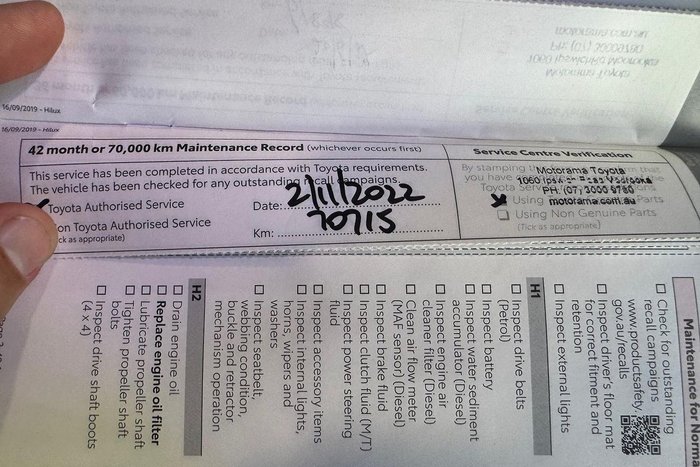 2020 Toyota Hilux Workmate Hi-Rider