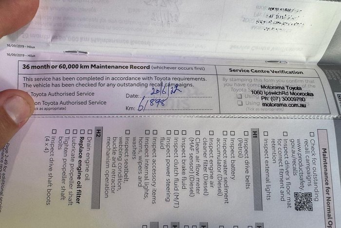 2020 Toyota Hilux Workmate Hi-Rider