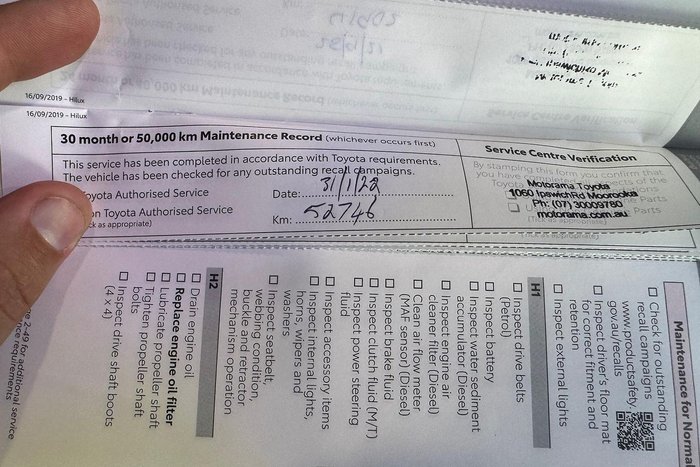 2020 Toyota Hilux Workmate Hi-Rider