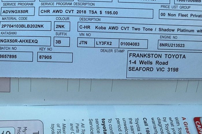 2018 Toyota C-HR Koba