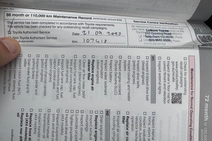 2018 Toyota Hilux SR