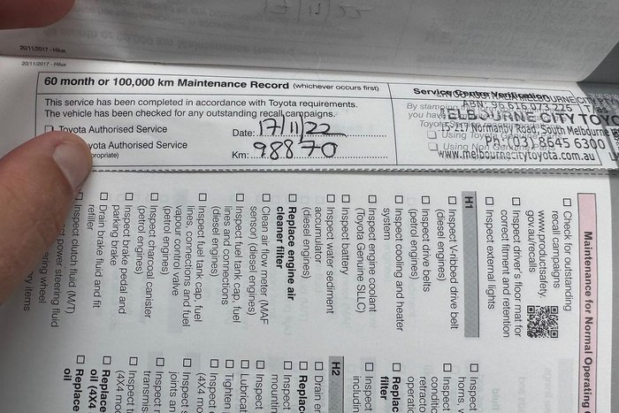 2018 Toyota Hilux SR