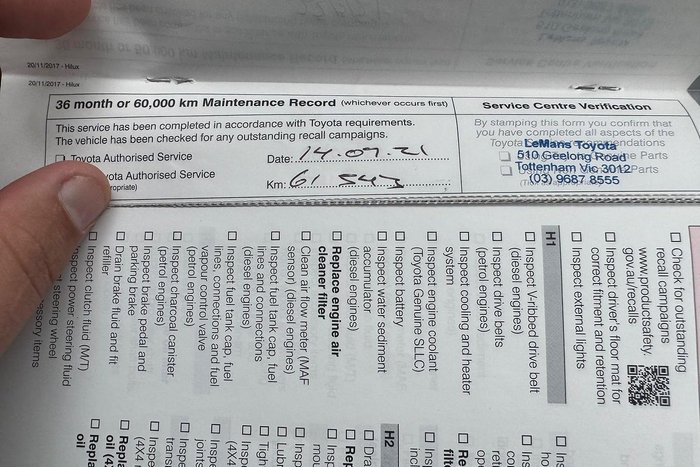 2018 Toyota Hilux SR