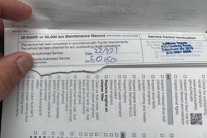 2018 Toyota Hilux SR