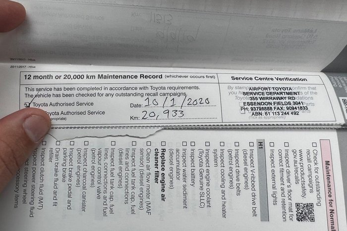 2018 Toyota Hilux SR