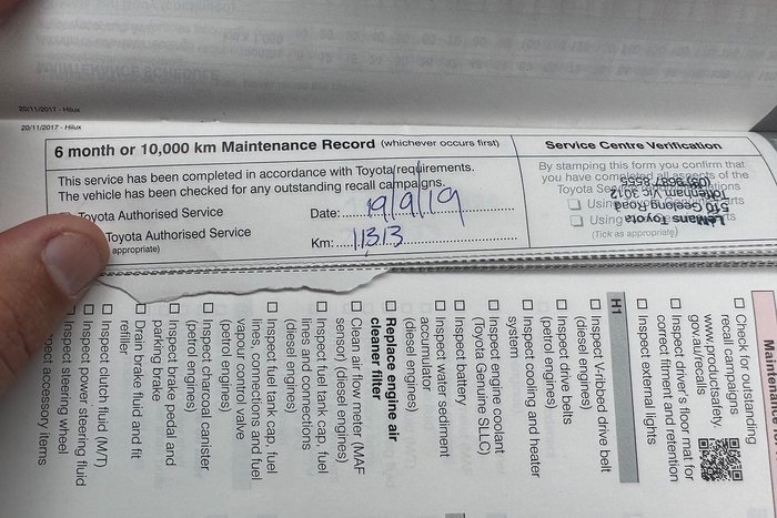 2018 Toyota Hilux SR