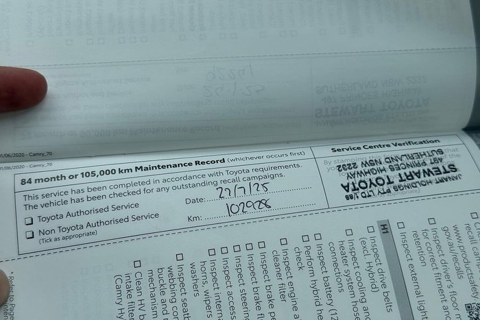 2020 Toyota Camry Ascent