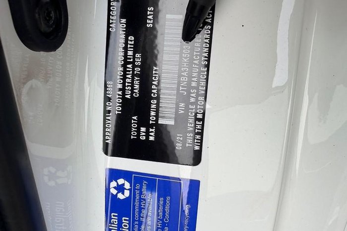 2021 Toyota Camry Ascent