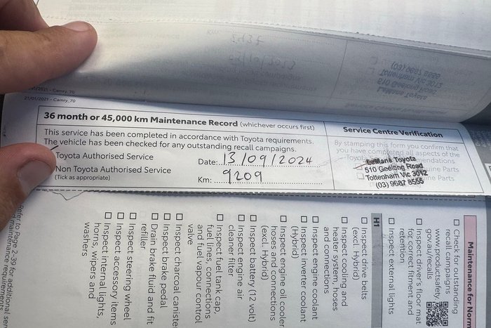 2021 Toyota Camry Ascent