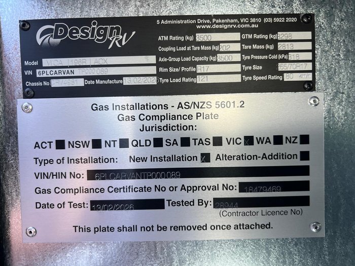 2026 Design RV Acx 196R