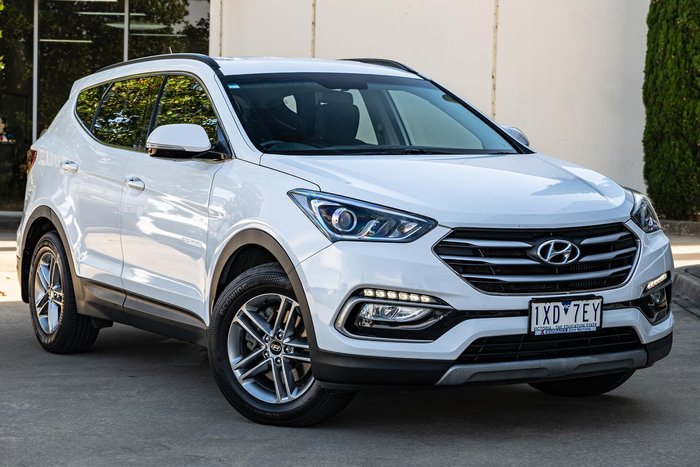 2017 Hyundai Santa Fe Active DM3 Series II MY17 4X4 On Demand White