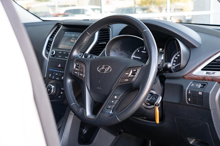 2017 Hyundai Santa Fe Active DM3 Series II MY17 4X4 On Demand White