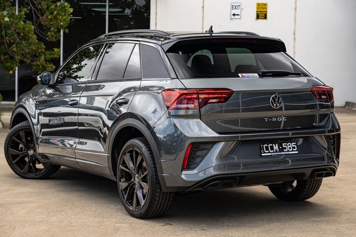 2023 Volkswagen T-Roc 140TSI R-Line D11 MY23 Four Wheel Drive Indium Grey