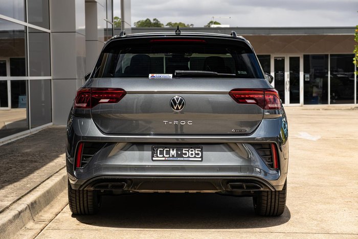 2023 Volkswagen T-Roc 140TSI R-Line D11 MY23 Four Wheel Drive Indium Grey