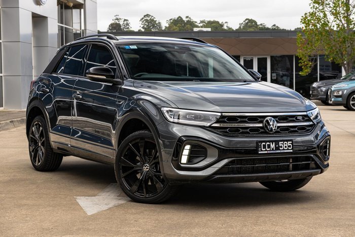 2023 Volkswagen T-Roc 140TSI R-Line D11 MY23 Four Wheel Drive Indium Grey