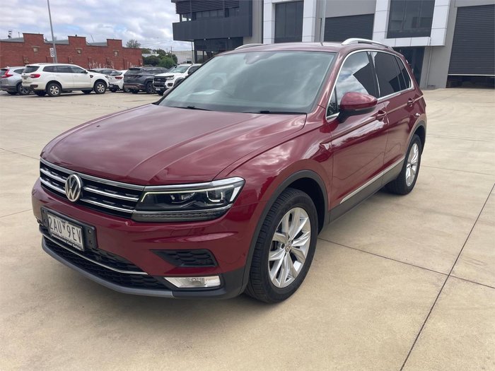 2017 Volkswagen Tiguan 162TSI Highline 5N MY17 Four Wheel Drive Ruby Red