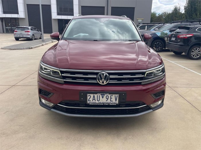 2017 Volkswagen Tiguan 162TSI Highline 5N MY17 Four Wheel Drive Ruby Red