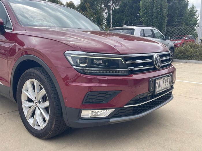 2017 Volkswagen Tiguan 162TSI Highline 5N MY17 Four Wheel Drive Ruby Red