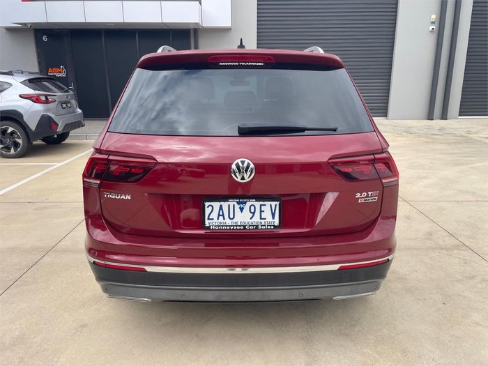 2017 Volkswagen Tiguan 162TSI Highline 5N MY17 Four Wheel Drive Ruby Red