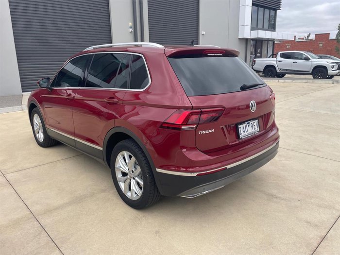 2017 Volkswagen Tiguan 162TSI Highline 5N MY17 Four Wheel Drive Ruby Red