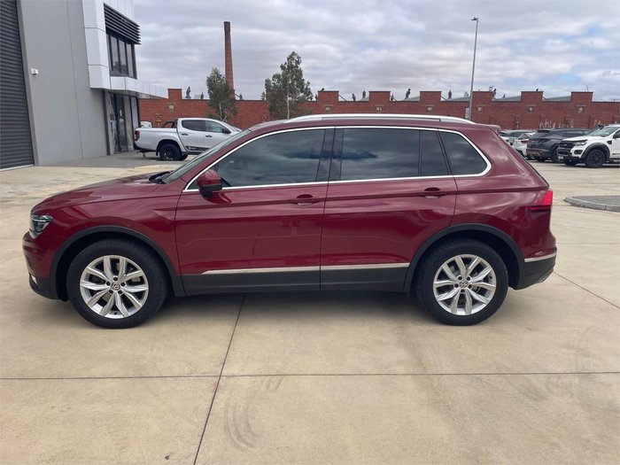 2017 Volkswagen Tiguan 162TSI Highline 5N MY17 Four Wheel Drive Ruby Red