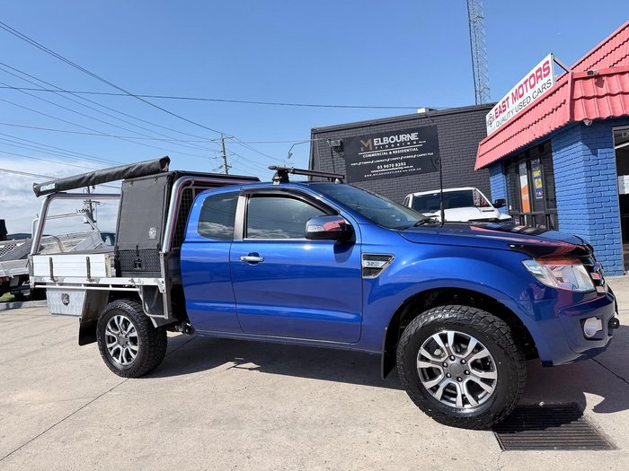 2013 Ford Ranger XLT PX 4X4 Dual Range Aurora Blue