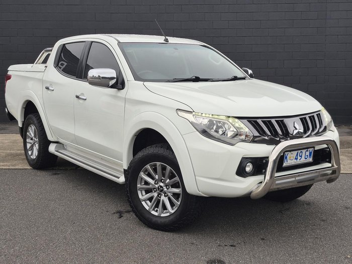 2017 Mitsubishi Triton GLS MQ MY17 4X4 Dual Range White