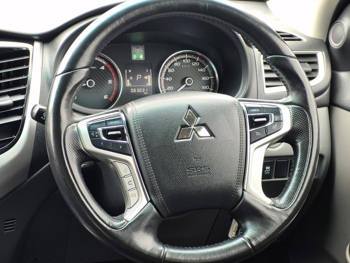 2017 Mitsubishi Triton GLS MQ MY17 4X4 Dual Range White