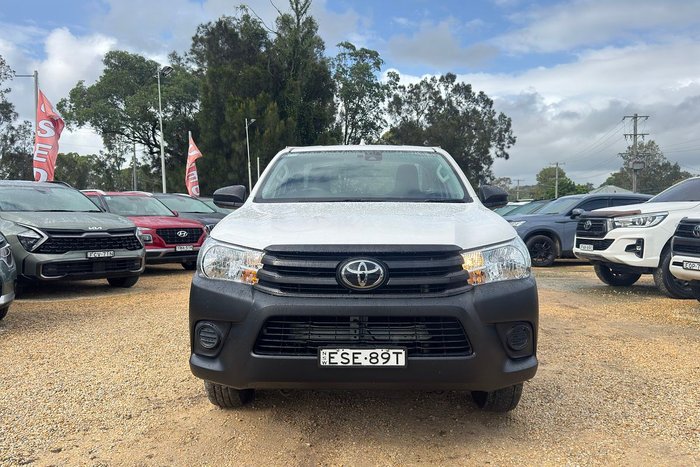 2021 Toyota Hilux Workmate TGN121R Glacier White