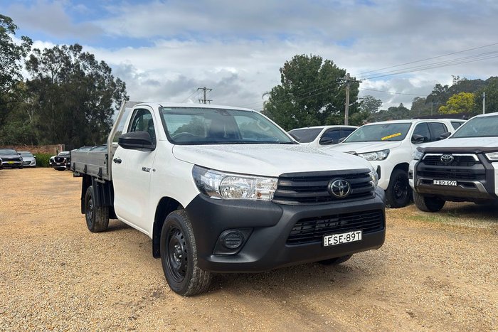 2021 Toyota Hilux Workmate TGN121R Glacier White