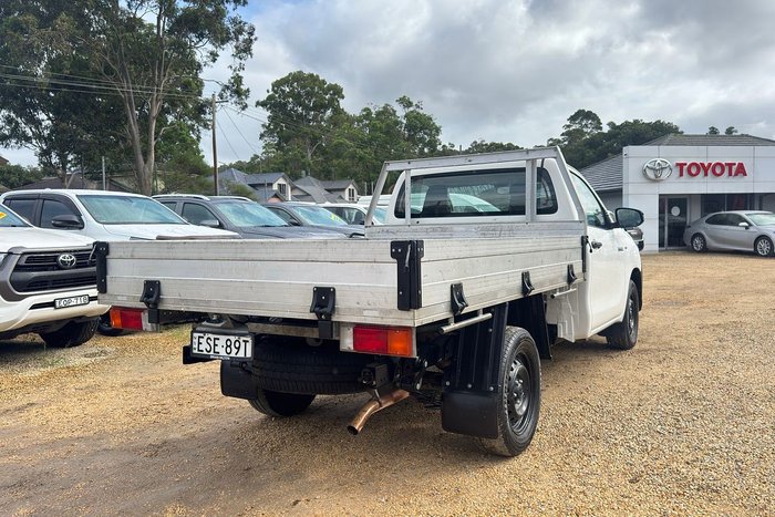 2021 Toyota Hilux Workmate TGN121R Glacier White